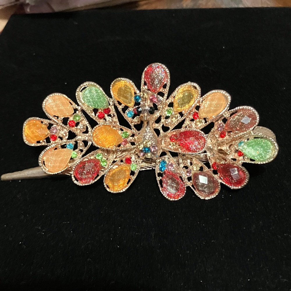 Multicolor Crystal Hair Clip